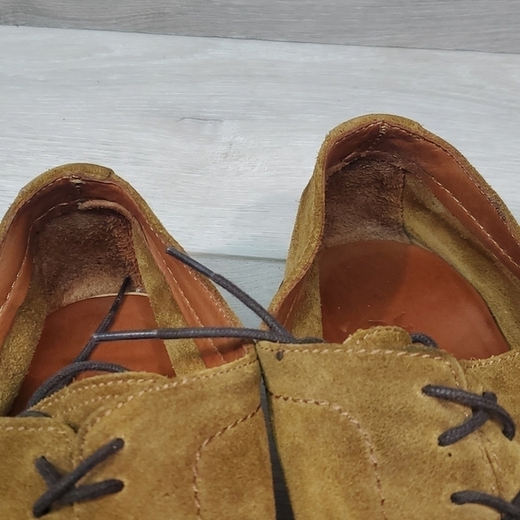 Frye Mens Paul Bal Suede Lace Up Oxford Loafer boots shoes sz 8.5D main image 8